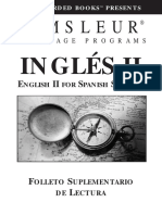 Inglés Nivel 2 - Folleto Suplementario de Lectura
