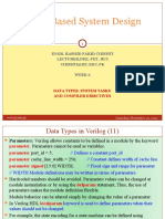 FPGA Based System Design: Engr. Rashid Farid Chishti Lecturer, Dee, Fet, Iiui Chishti@Iiu - Edu.Pk Week 6