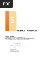 Product Portfolio