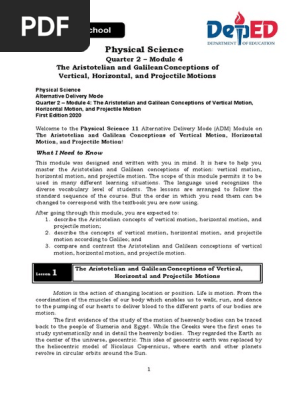 Physical Science Module 4 Edited