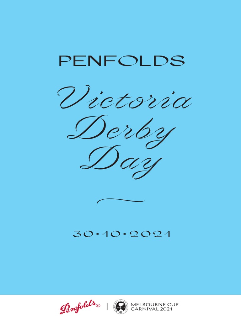 Racebook - Derby Day 2021 - Flemington Racecourse, Melbourne Cup ...