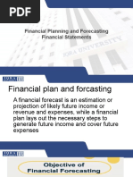 Week 2 Financial Planning and Forecasting Financial Statements