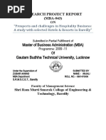 Gautam Budhha Technical University, Lucknow: Research Project Report