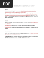 The Use of Arpa/Radar Operation in Ecdis and Radar Overlay Function Arpa