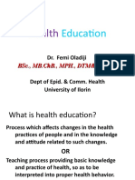 1.health Education For 200L