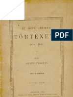 Arató Frigyes - Az Árpád-Páholy Története 1870-1895