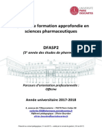 Livret DFASP2 Faculté Paris POP Officine 2017-2018