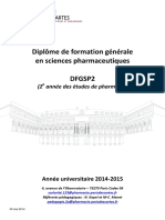Plaquette DFGSP2 Faculté Paris - 2014-2015