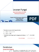 4 - Turunan Fungsi