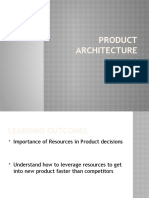 Product Architecture and New Product Development Models