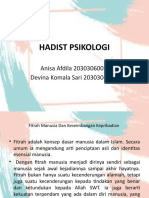 Hadist Psikologi