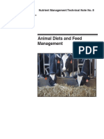 Animal Diets and Feed Management: Nutrient Management Technical Note No. 8