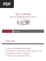Git & Github: Basics of Distributed Version Control