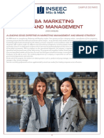 MBA Marketing Brand Management