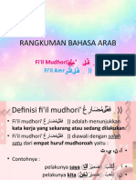 RANGKUMAN BAHASA ARAB