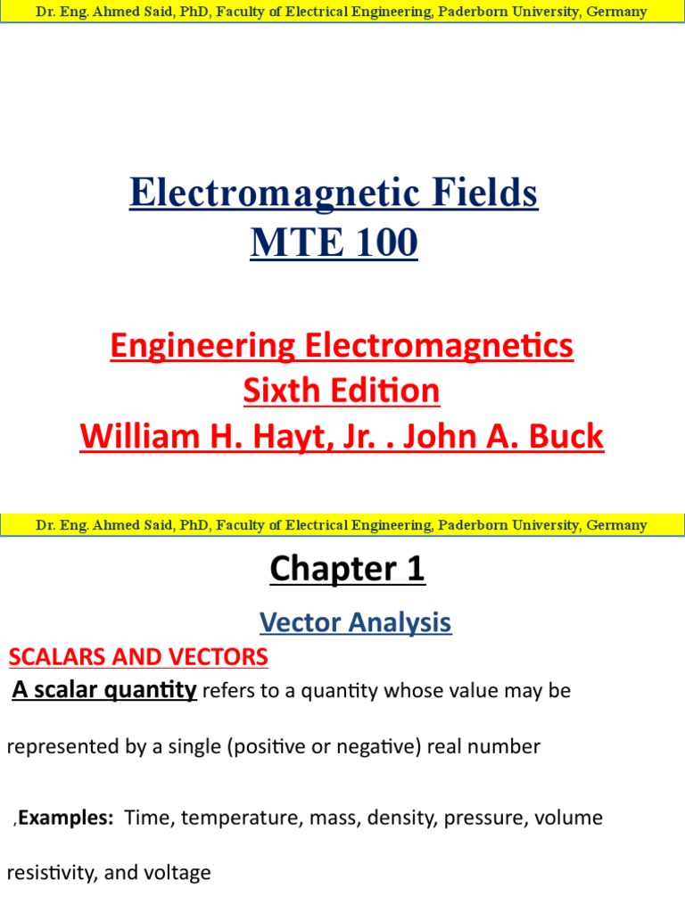Fields MTE 100 Engineering Sixth