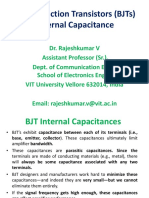 3-BJT Internal Capacitances and High Frequency Model-15-Jul-2019Material I 15-Jul-2019 Module 2 BJT INTERNAL CAPACITA