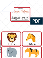 Flashcards Animales Salvajes