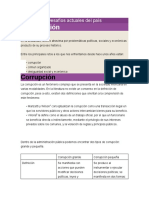 Desafíos Actuales Del País