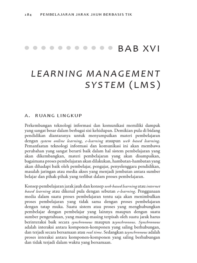 LMS untuk Pembelajaran Jarak Jauh | PDF | Komputer