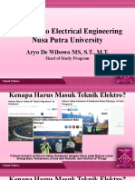 2021 Welcome To Electrical Engineering Nusa Putra University