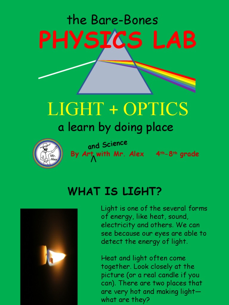 Understanding Light and Optics Through HandsOn Experiments PDF