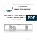 Web Based Family-Student Follow Up System For Haramaya University Modeln School Test Plan Document