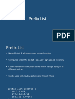 Prefix List