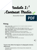 Module 1 Contrast Media