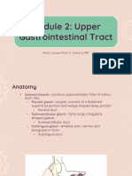 Module 2 Upper Gastrointestinal Tract