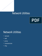 3 - Network Utilities