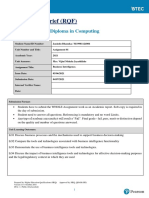 Assignment Brief (RQF) : Higher National Diploma in Computing