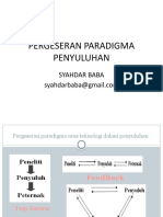 Pergeseran Paradigma Penyuluhan