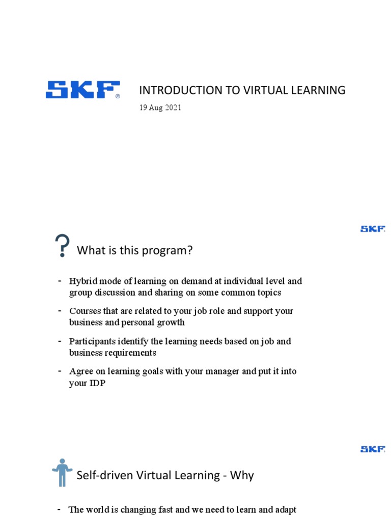 Introduction To Virtual Learning v4 | PDF | Leadership | Mindset