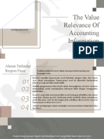 Kelompok IV - The Value Relevance of Accounting Information