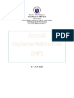 Annual Implementation Plan (AIP) : Department of Education