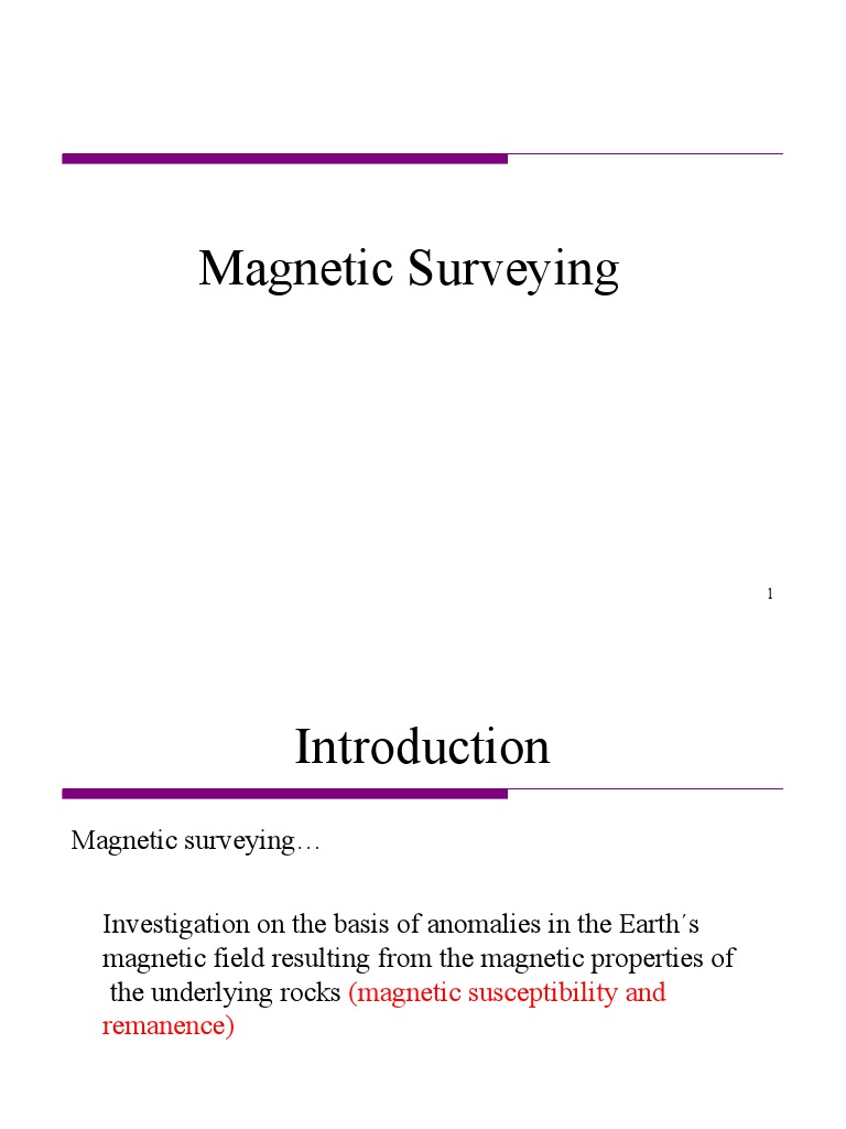 Basic Surveying PDF Earth's Field