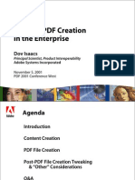 Reliable PDF Creation in The Enterprise: Dov Isaacs