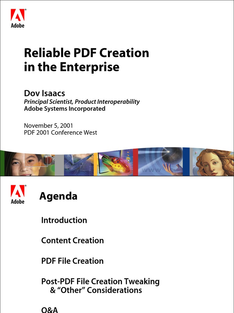 Reliable PDF Creation in The Enterprise: Dov Isaacs | PDF | Typefaces ...