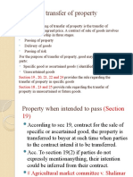 Meaning and Rules of Transfer of Property