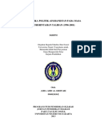 Dinamika Politik Afghanistan Pada Masa PEMERINTAHAN TALIBAN (1996-2001)