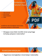 Problematika Pembelajaran Matematika Di Sekolah Dasar Kelompok 2