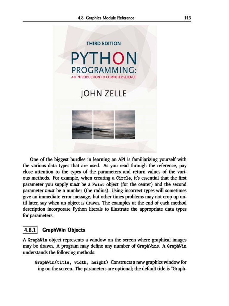 Graphics Module Reference | PDF | Object (Computer Science) | Class ...
