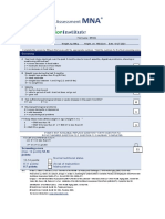 Mini Nutritional Assessment: Screening