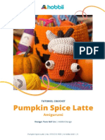 Pumpkin Spice Latte Amigurumi FR