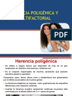 Herencia poligénica y multifactorial: factores genéticos y ambientales