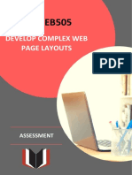 ICTWEB505: Develop Complex Web Page Layouts