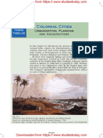 NCERT Class 12 History Colonial Cities (Urbanisation. Planning and Architecture)