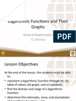 7 Logarithmic Functions and Their Graphs