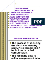 Data Compression Techniques: Lossless vs Lossy, Audio & Video Compression